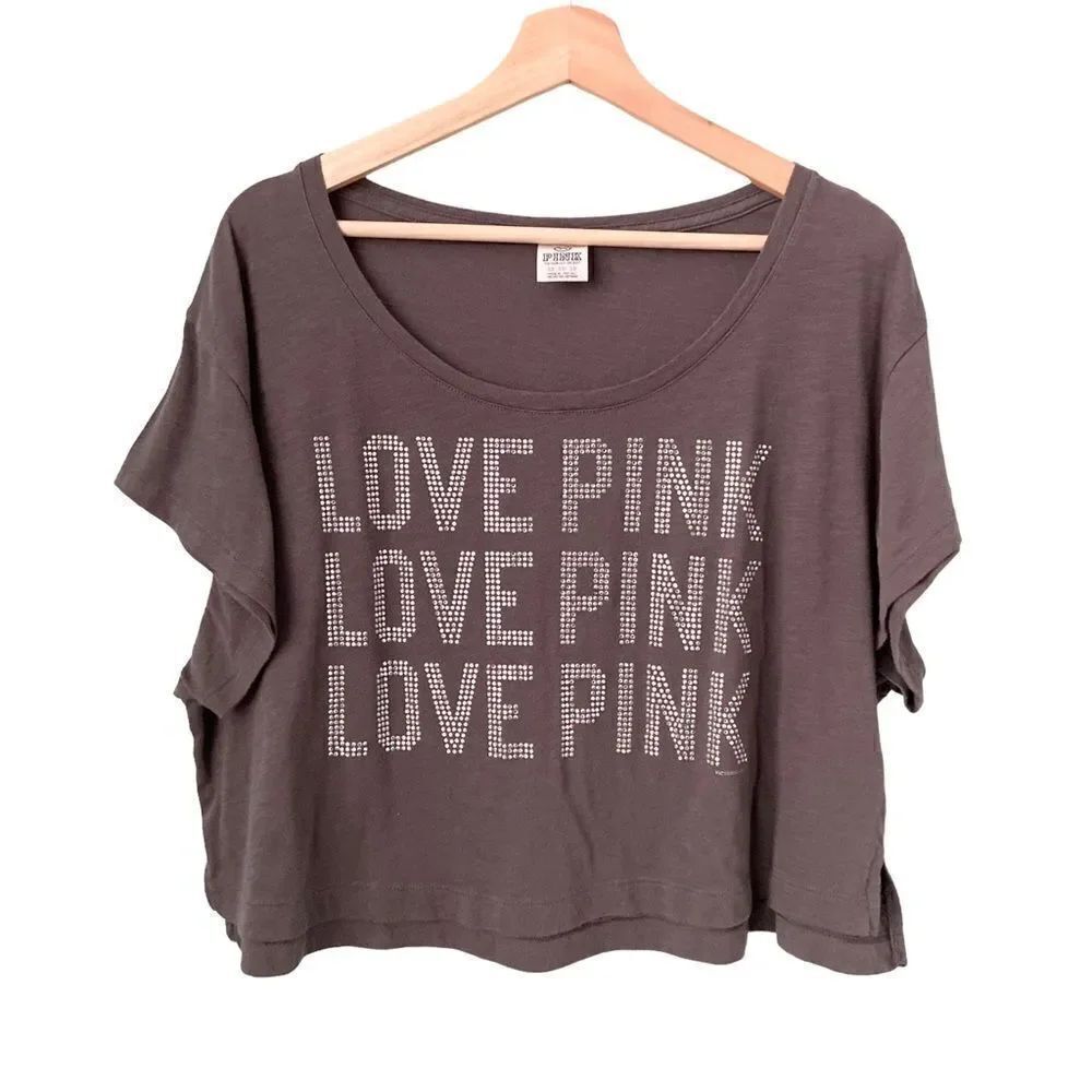 PINK Victoria's Secret Crop Top Shirt in Size XS